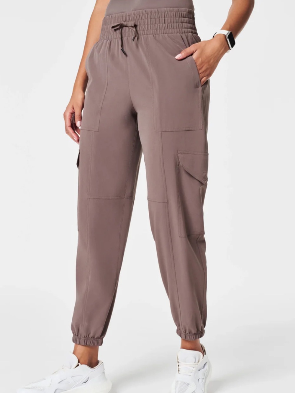 NWT Spanx Casual Fridays Cargo Jogger Size 1X Smoke
